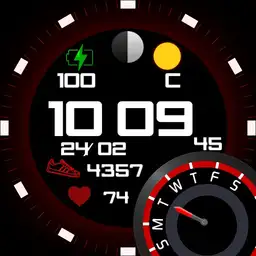 Red Digital Lele Watch