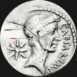 Silver, Julius Caesar, Rome, 44 BCE