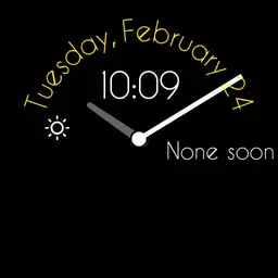 weather/next event with time Copy