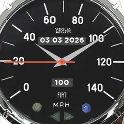 Fiat 124 Spider Speedometer