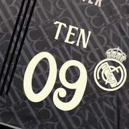 Real Madrid english 2024 2025 3rd shirt Grey, black and White
