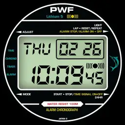 PWF016 Digital 100m Eighties