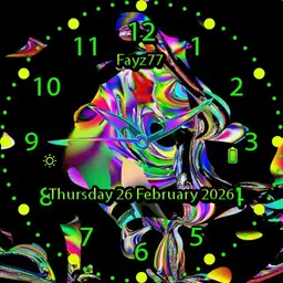 Neon psychedelic motion.