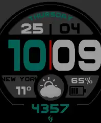 Digital LCD Moto 360 Sport Free