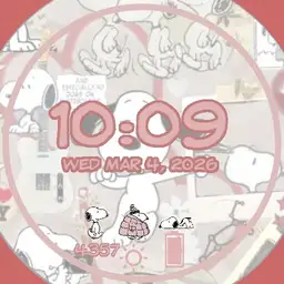 Pink Winter Snoopy