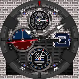 Back The Blue. By Tiger Watch Co.
