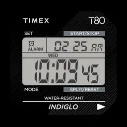 TIMEX T80 Classic Digital Chronometer Indiglo Lume Interactive Watch