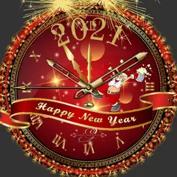 Endspurt 2021 Wunsch Happy New Year Animation