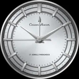 Citi Alarm 4H 4 hands 17 Jewels Parashock C.1963