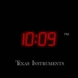 LED watch Black face v1.74 ambient background