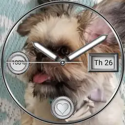 Square patterns triple-screen watch with 5 app launcher for Samsung Galaxy Watch Copy