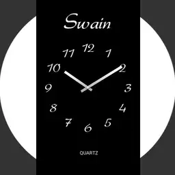 Peek A Boo Watch Band Black n White 1