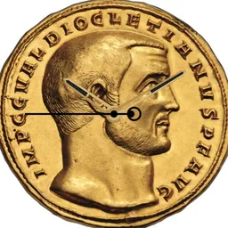 Roman Gold, 1 Denio, Diocletian, 294 CE, 2