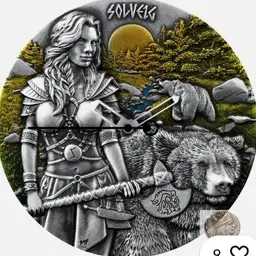 Silver, Solveig Valkyries, 10 Marks, 2023