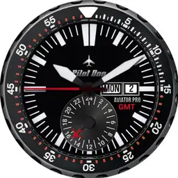 Pilot Dog Aviator Pro GMT Analog - Digital Chrono 15