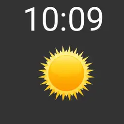 clock and weather