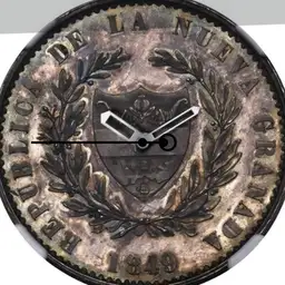 Silver, Nueva Granada, 8 Reales, 1849