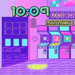 vaporwave arcade