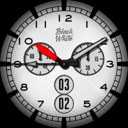 Black White