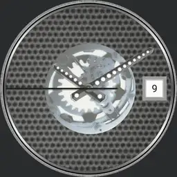 Virtual mechanical watch with GIF animation
