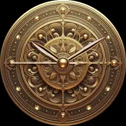 Brute EMBROIDERY II Minimalistic Luxury Gold Watch