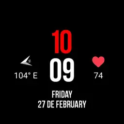 One Plus SMARTWATCH compass, hrm