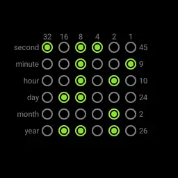 Binary watch neon Copy