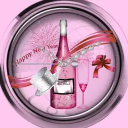 Happy New Year Pink