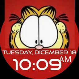 Garfield in Red