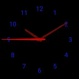 Neon Blue Minimalist