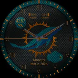 Miami Dolphins Carbon Fiber