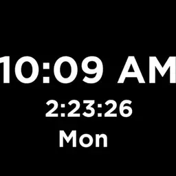 date and time