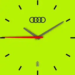 Audi watchface Lime Green