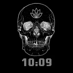 Skull Lotus Stopwatch