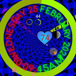 Fraser Spiral Illusion watch face