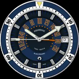 Aquadive Time Depth 50 C.1970s V2 Blue