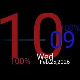 Red blue battery