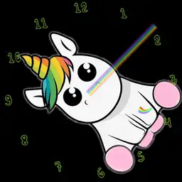 Rotating Unicorn Rainbow
