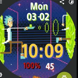 Pixel Rick Portal Jump