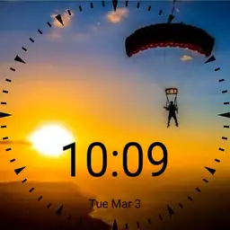 Skydiver Sunset Copy