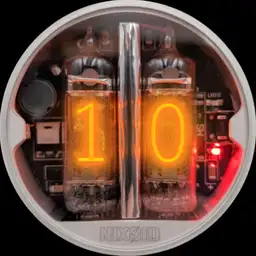 Nixie Tube NIXOID NEXT Custom Minimalistic Interactive Watch