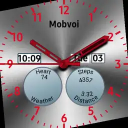 silver watchface