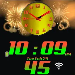 Digit Dual Clock Dual Color