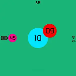 SQR circles colored with animation & sound