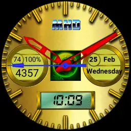 Golden earth watch
