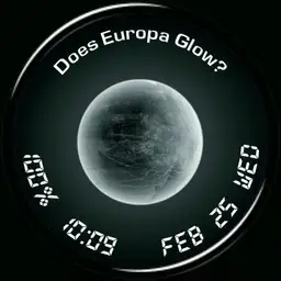 Europa glow effect with GIF