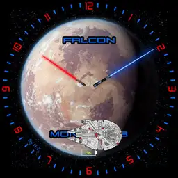 SW Falcon on Tatooine