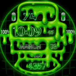 AI Watchface: Green Slime Edition