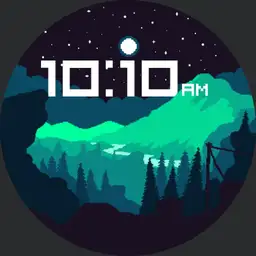 pixel night