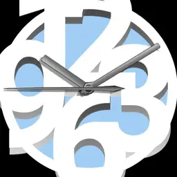 Brute XXL Big Time Numbers Minimalistic Watch Colours